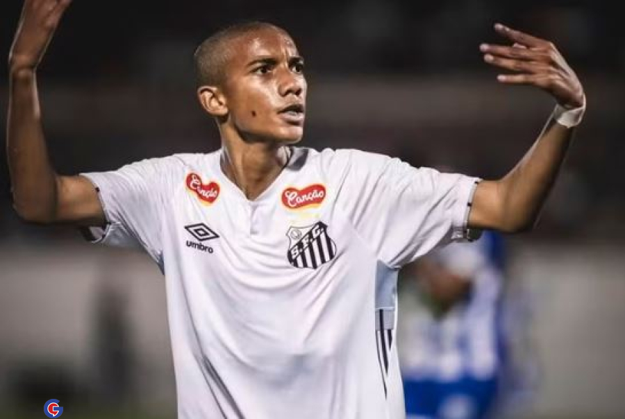 Filho de Robinho marca e pedala em 7×1 do Santos na Copinha